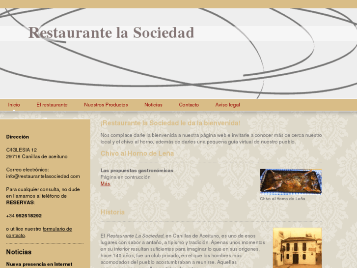 www.restaurantelasociedad.com