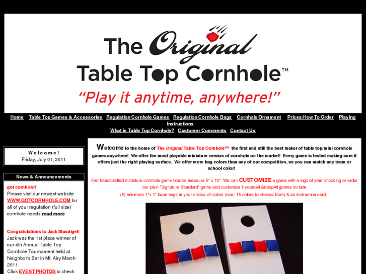 www.tabletopcornhole.net