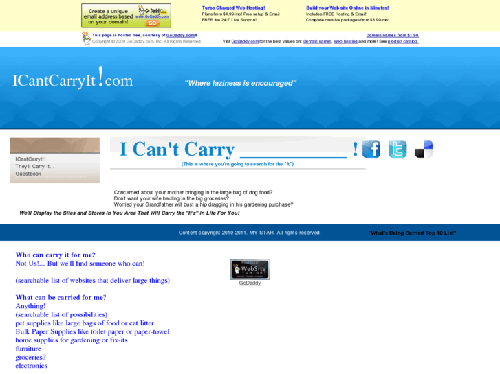 www.icantcarryit.com