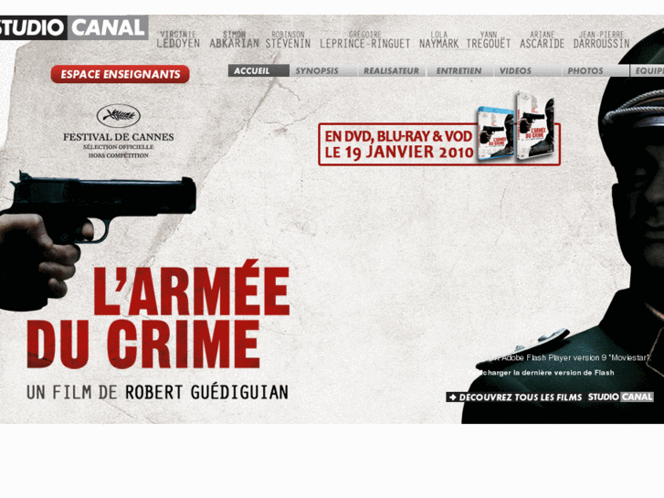 www.larmeeducrime-lefilm.com