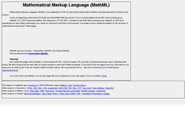 www.mathml.su