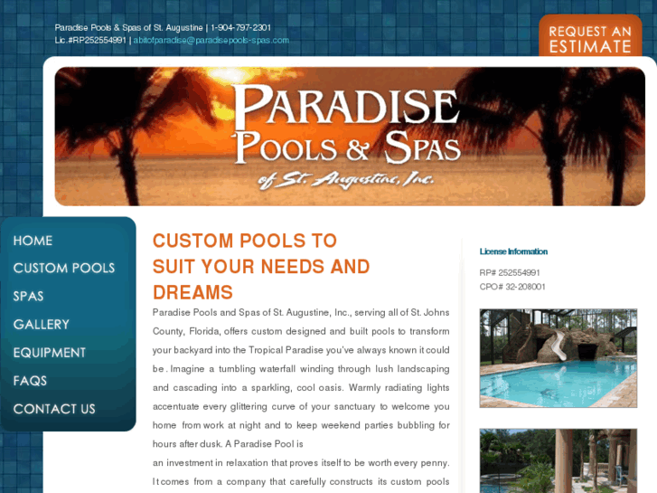 www.paradisepools-spas.com