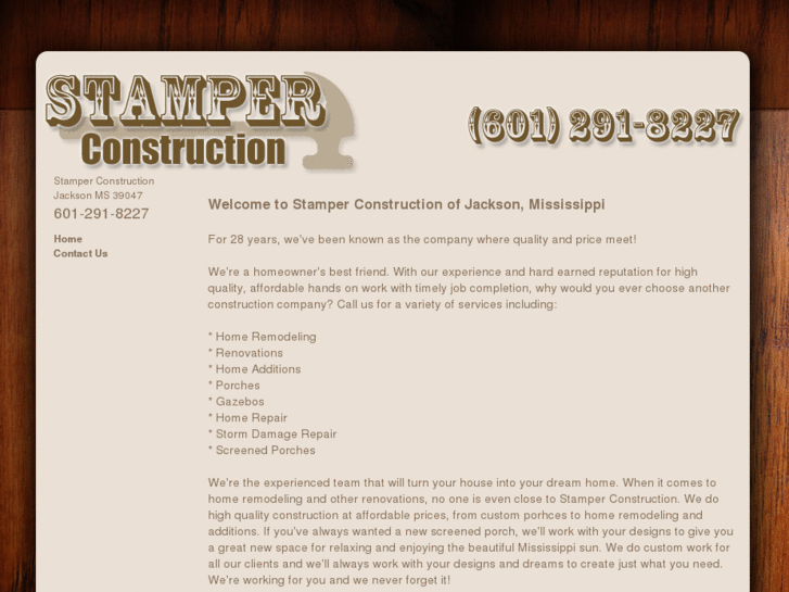 www.stamperconstructionofjackson.com