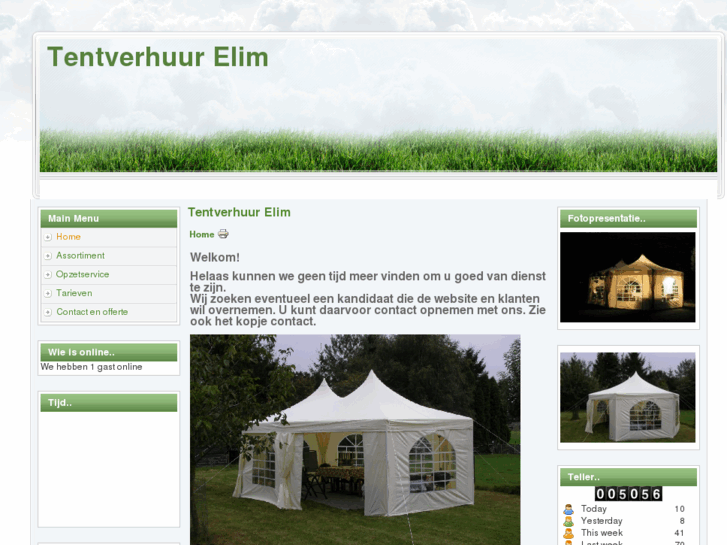 www.tentverhuurelim.nl