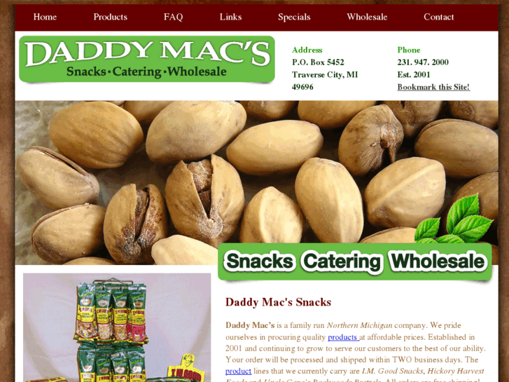 www.daddymacsnacks.com