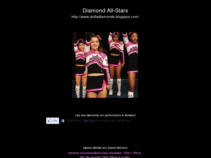 www.diamondallstarscheerleading.com