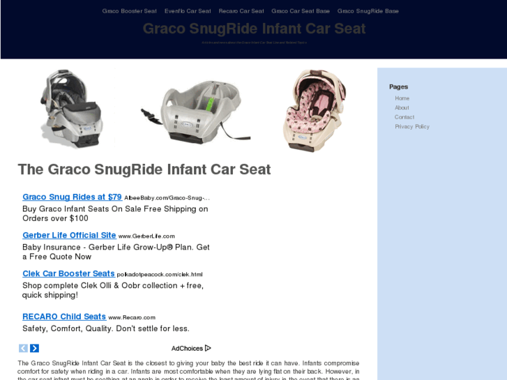 www.gracosnugrideinfantcarseat.org