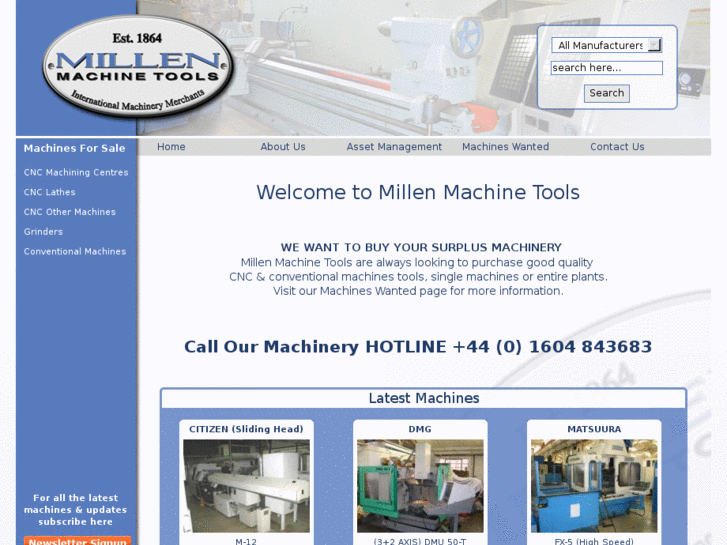 www.millenmachinetools.com