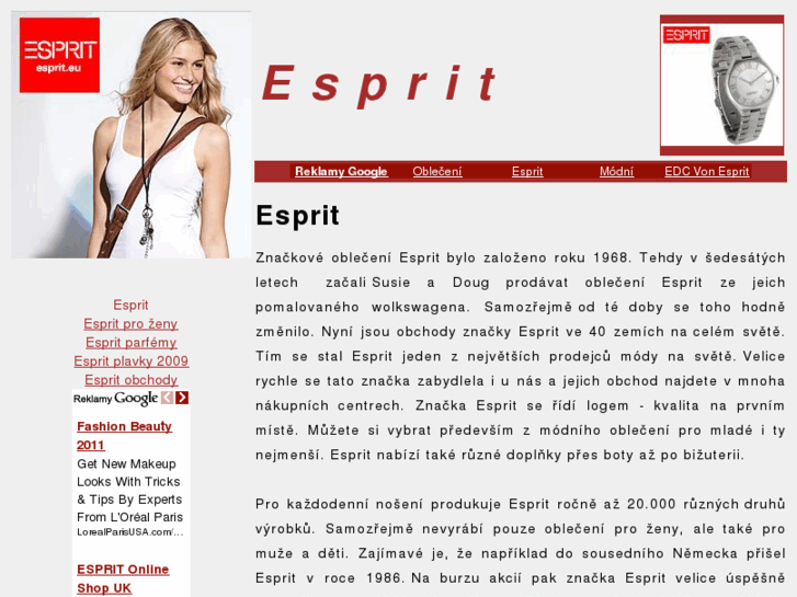 www.obleceni-esprit.info