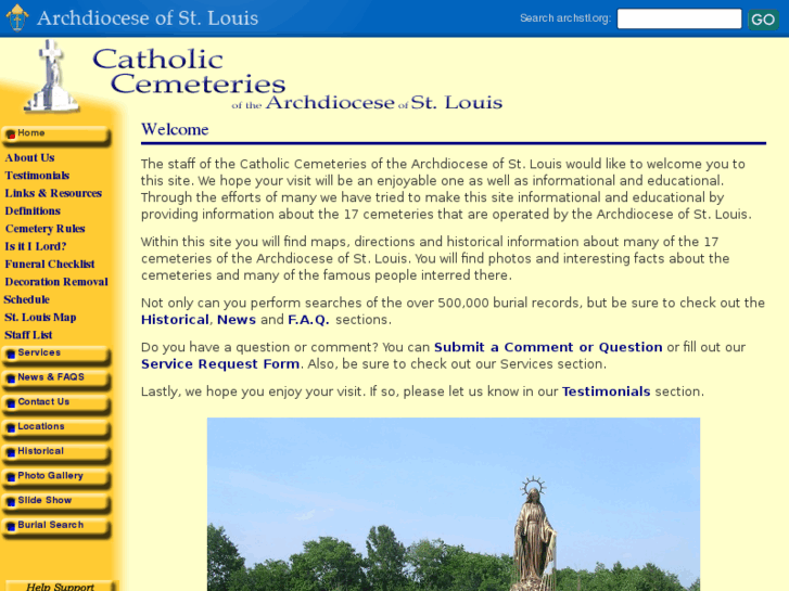 www.stlcathcem.com