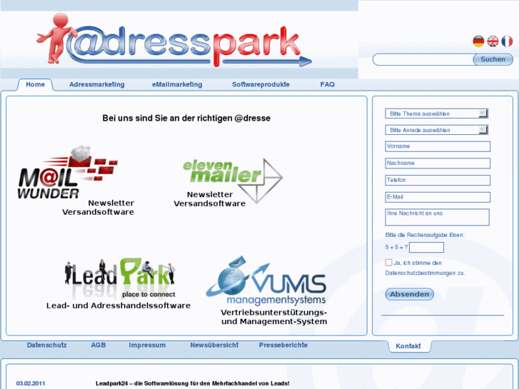 www.adresspark.de