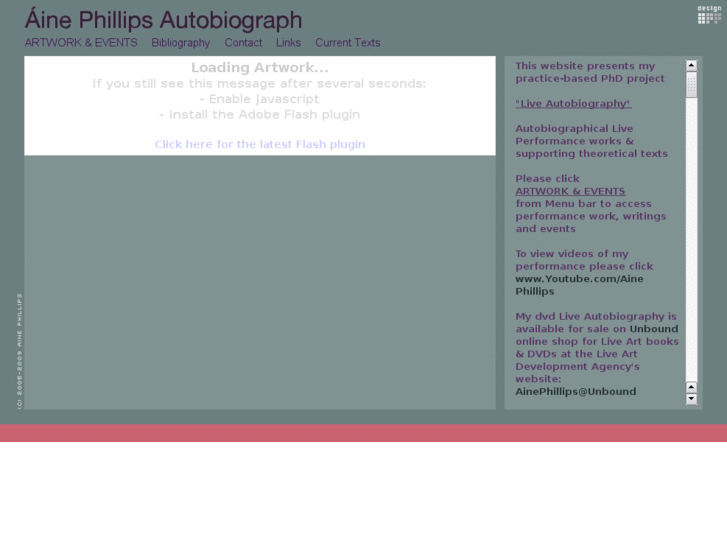 www.ainephillips-autobiograph.com