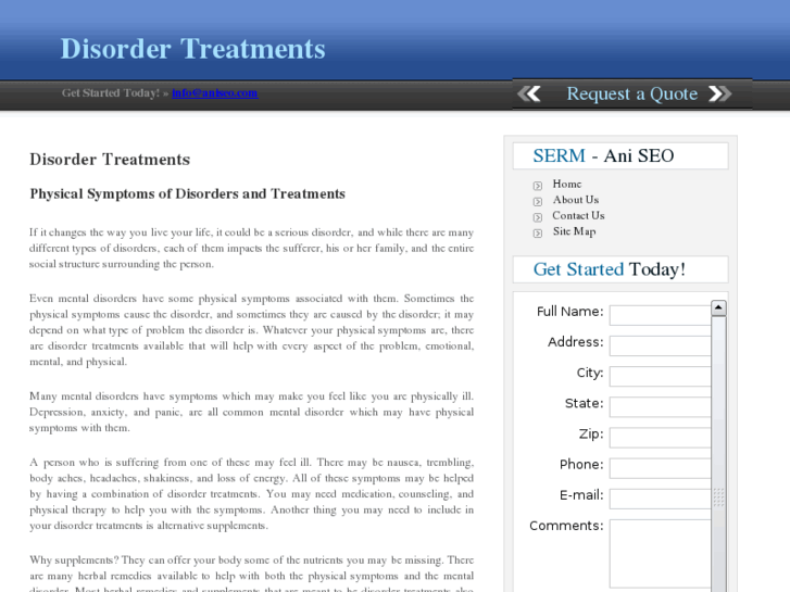 www.disorder-treatments.com