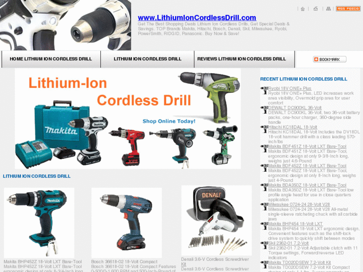 www.lithiumioncordlessdrill.com