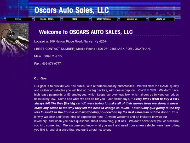 www.oscarsautosalesllc.com