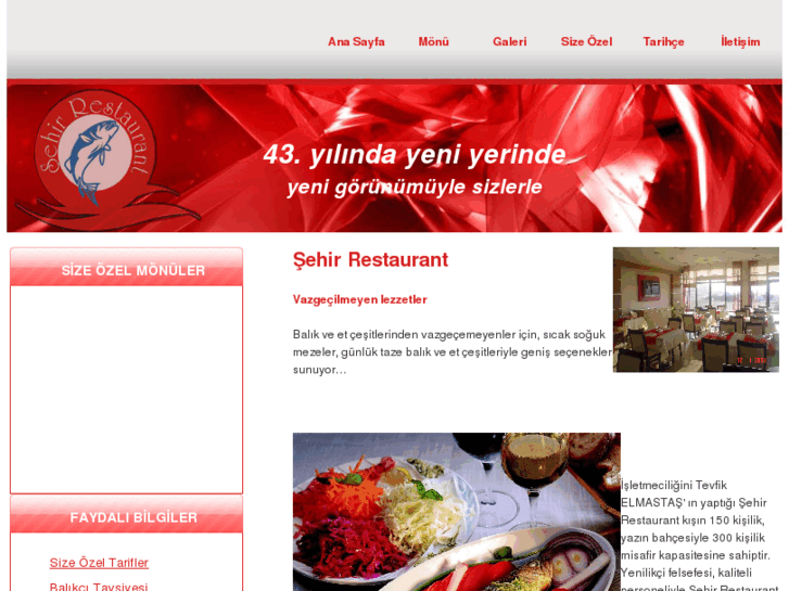 www.sehirrestaurant.com