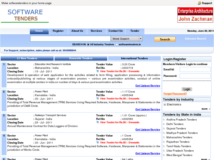 www.softwaretenders.in
