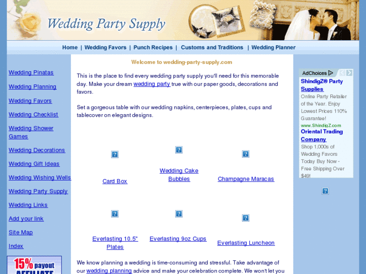 www.wedding-party-supply.com