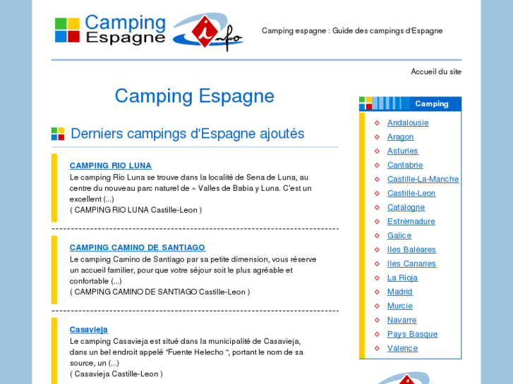 www.camping-espagne.info