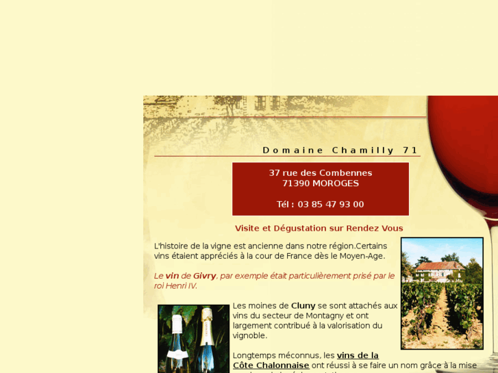 www.domaine-chamilly.com