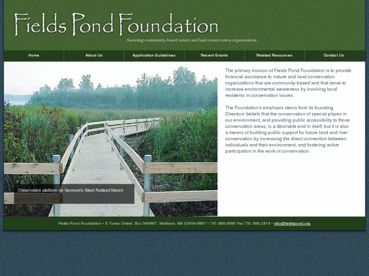 www.fieldspond.org