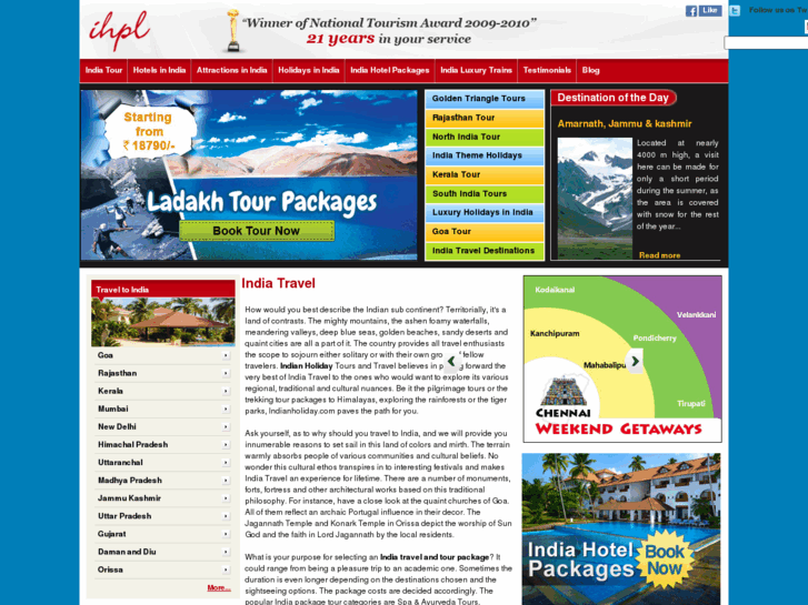 www.indianholidays.com