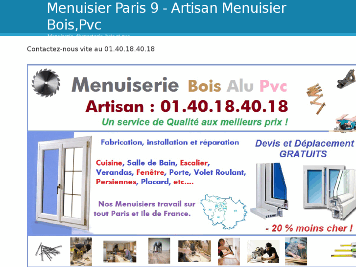 www.menuisierparis9.com