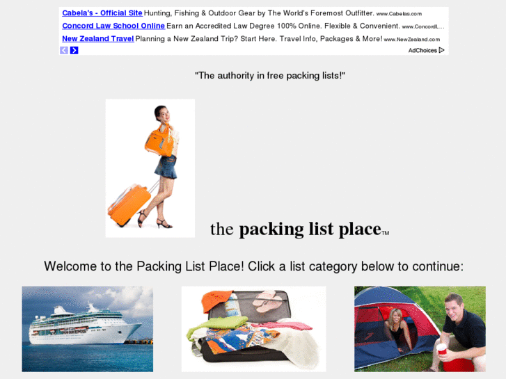 www.packinglistplace.com