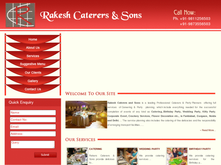 www.rakeshcaterers.com