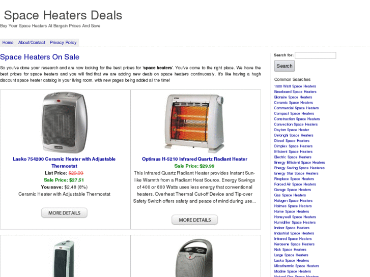 www.spaceheatersdeals.com