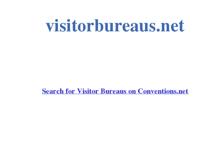 www.visitorbureaus.net