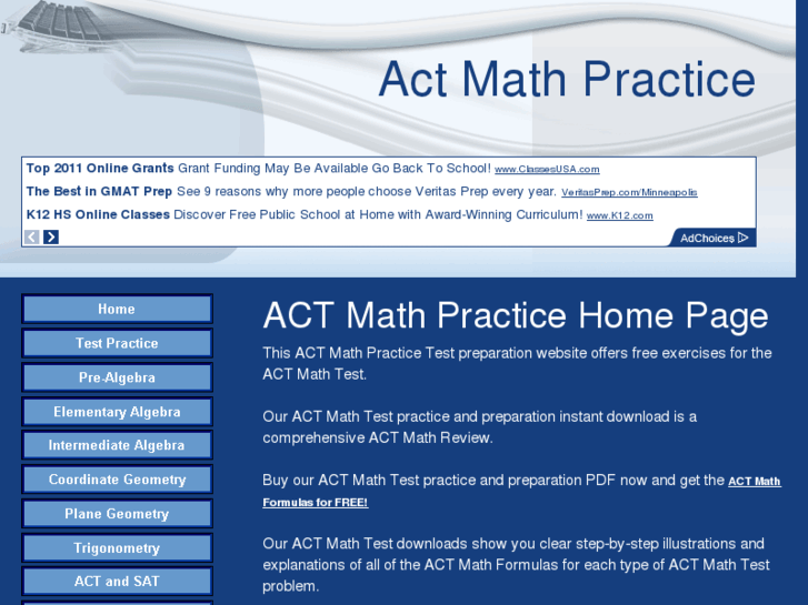 www.act-math-practice.com