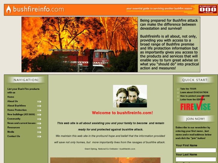 www.bushfireinfo.com