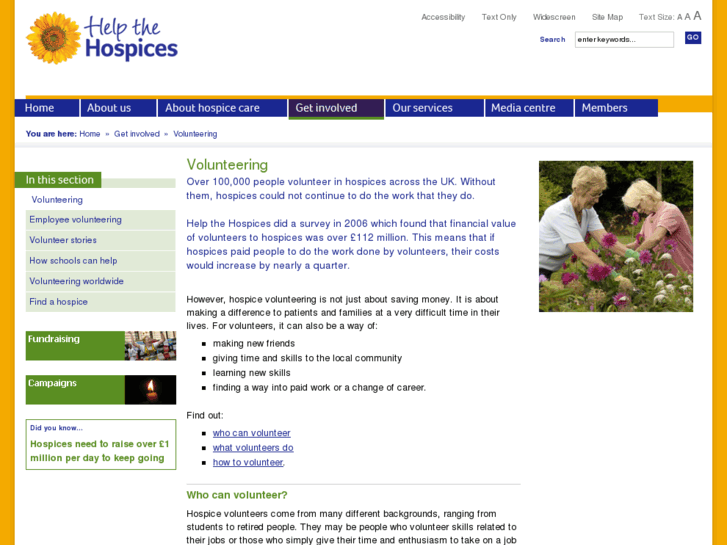 www.hospicevolunteering.com