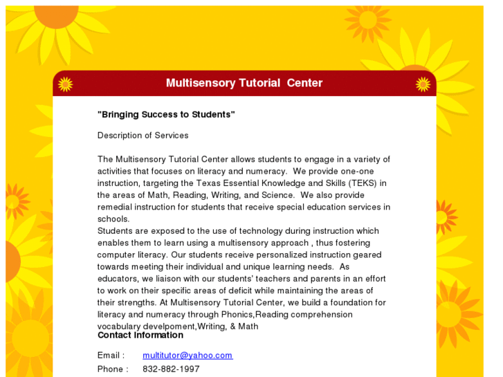 www.multisensorytutorialcenter.com