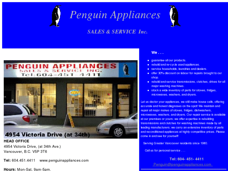 www.penguinappliances.com