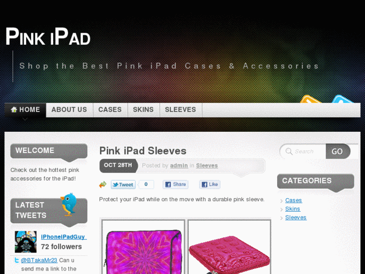 www.pink-ipad-cases.com