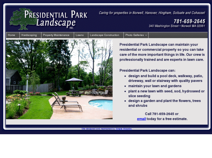 www.presidentialparklandscape.com