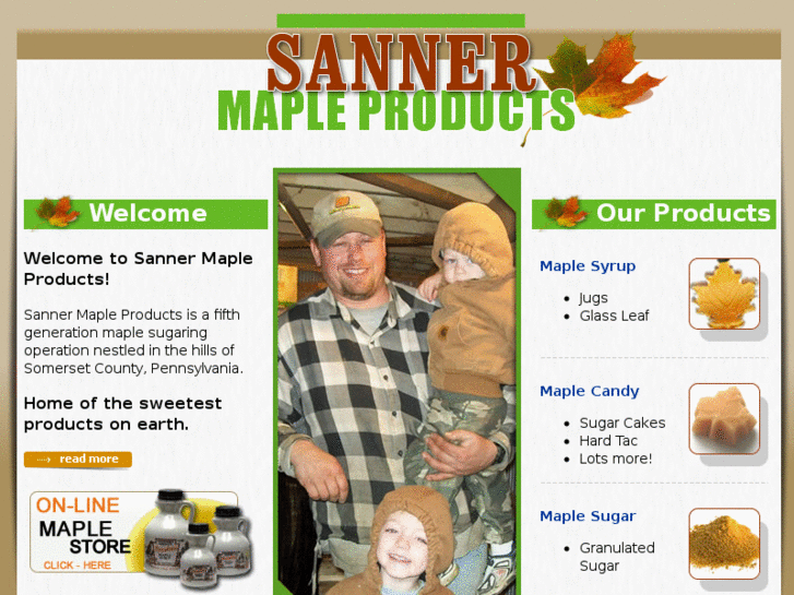 www.sannermapleproducts.com