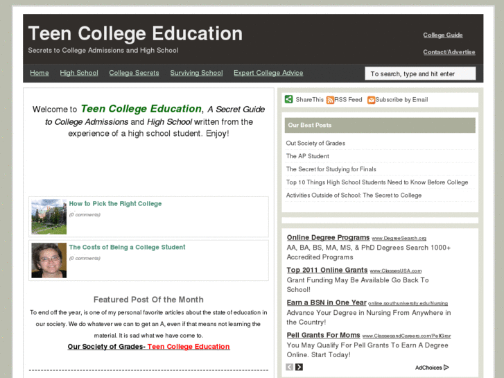 www.teencollegeeducation.org