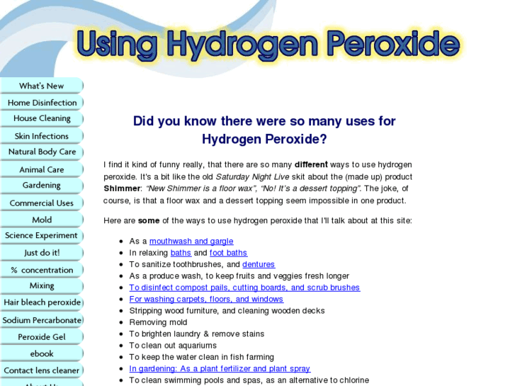 www.using-hydrogen-peroxide.com