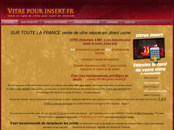 www.vitre-pour-insert.com