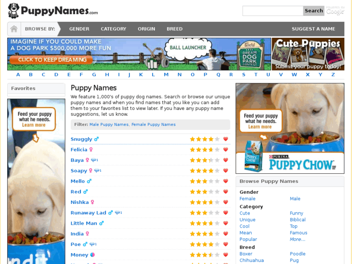 www.funpuppynames.com