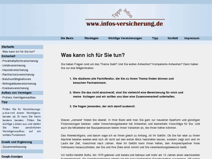 www.infos-versicherung.de