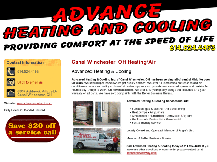 www.advanceheatingandcooling.net