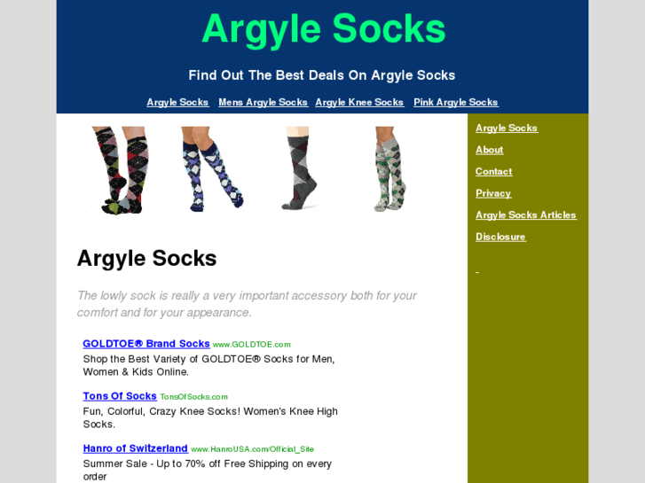 www.argyle-socks.com