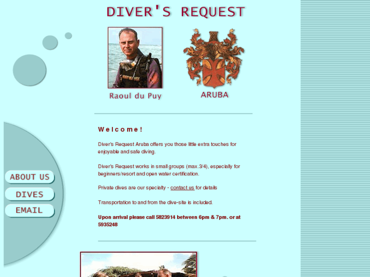 www.arubadiversrequest.com