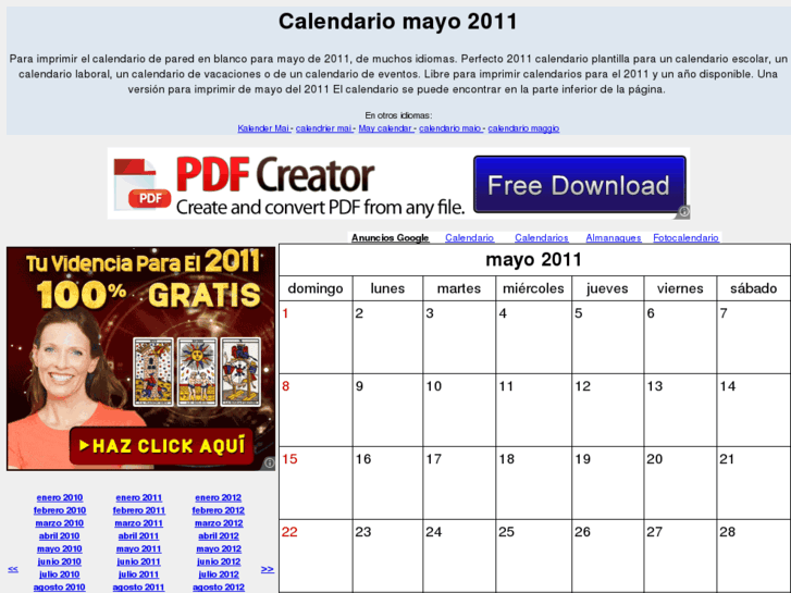 www.calendariomayo.com