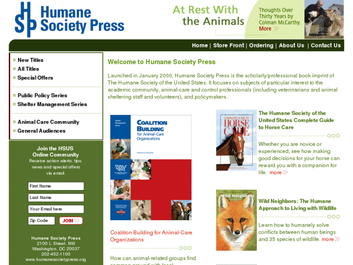 www.humanesocietypress.com