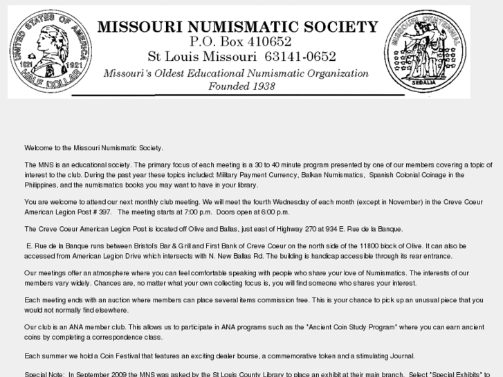 www.missourinumismaticsociety.org